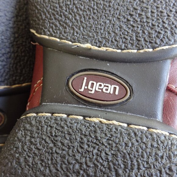 J.gean Brazian leather women's ankle boots side zip padded insole size 7-71/2 US - Picture 2 of 16